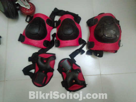 Skating shoes complete setup